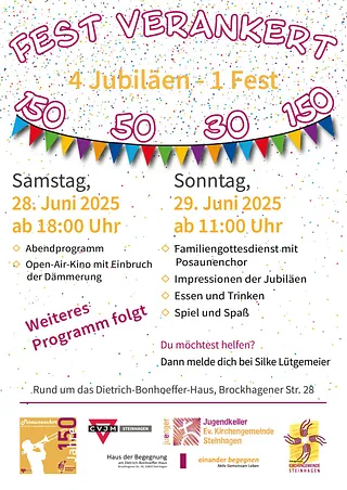 Plakat zum Gemeindefest