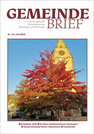Titelseite Gemeindebrief Brockhagen Steinhagen 2025-3